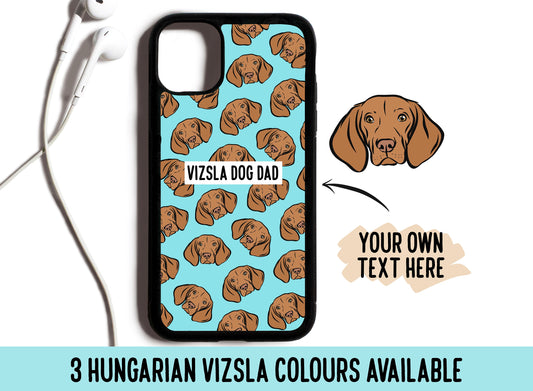 Hungarian Vizsla Face Phone Case/ Customised Dog Portrait Phone Cover/ Unique Dog Lovers Case/ Fashionable Hungarian Vizsla Phone Case