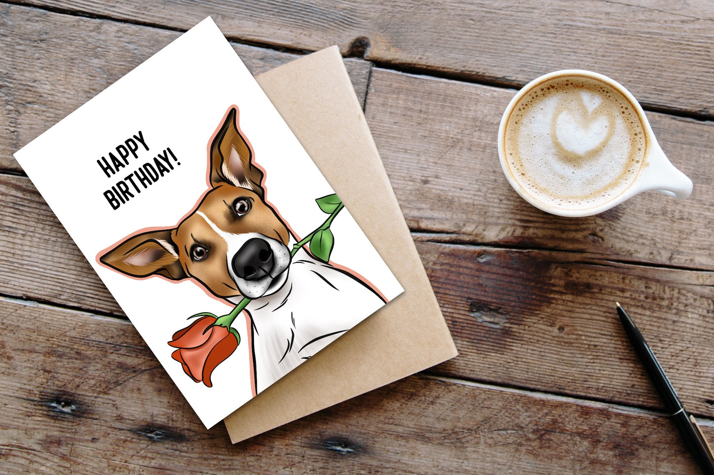 Jack Russell Terrier Birthday Card