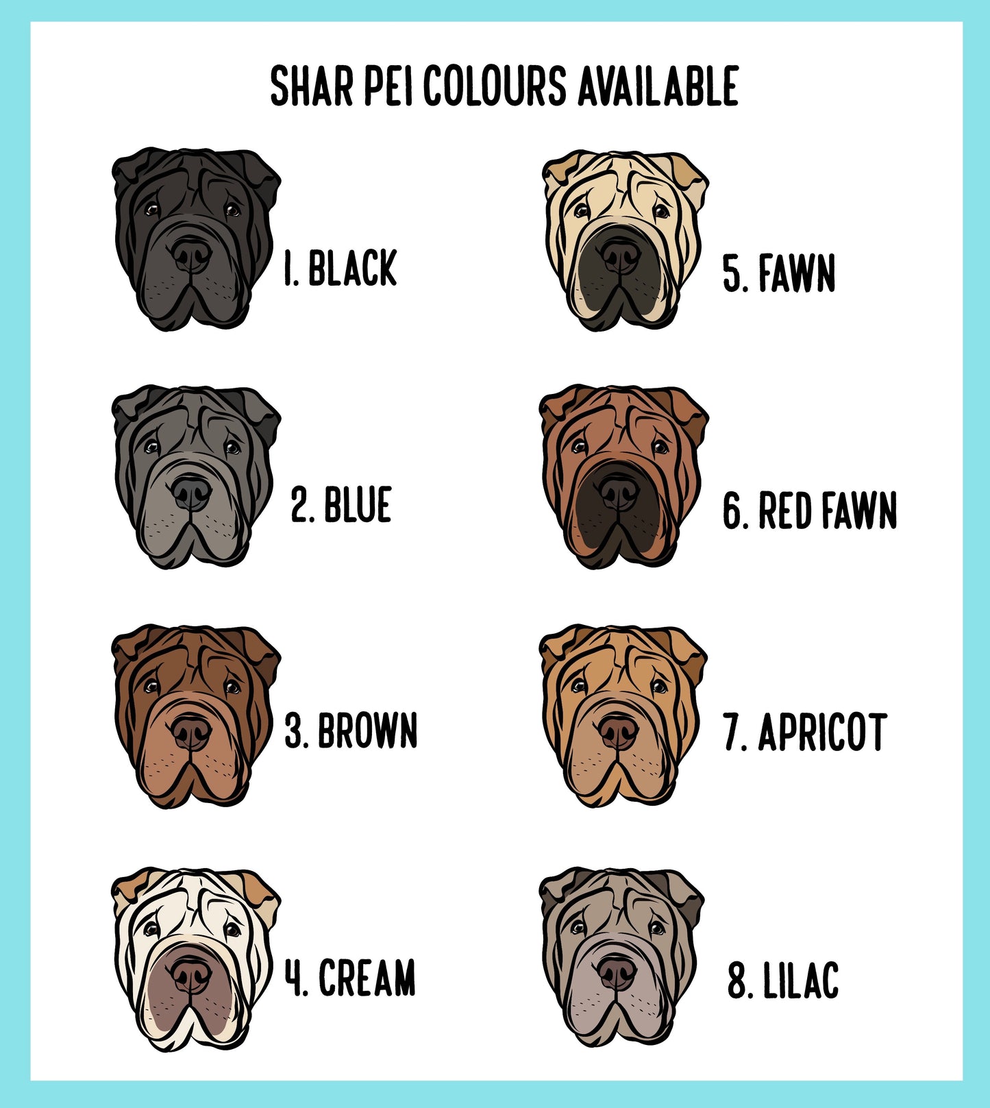 Shar Pei ID Tag