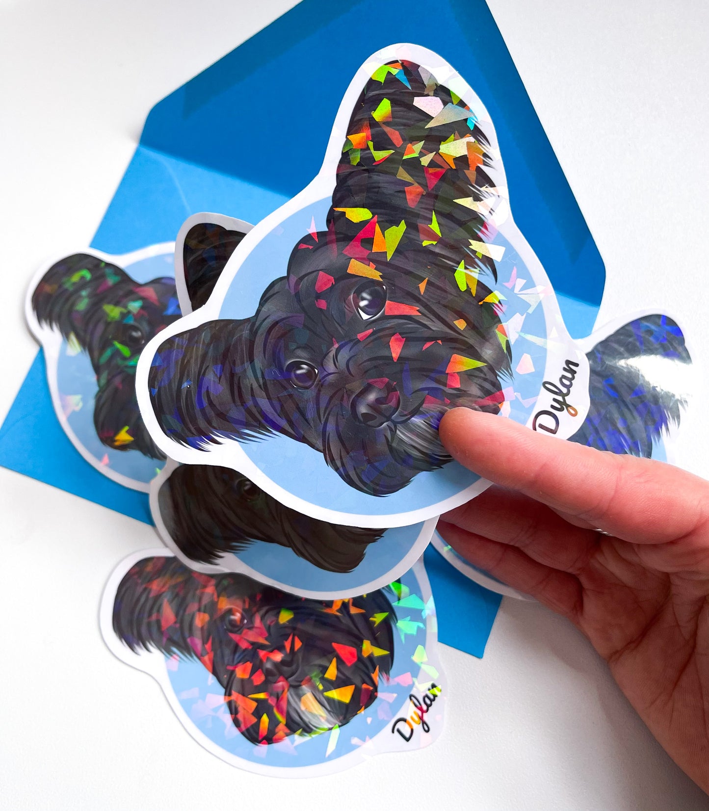 Holographic Stickers (4 x Medium)