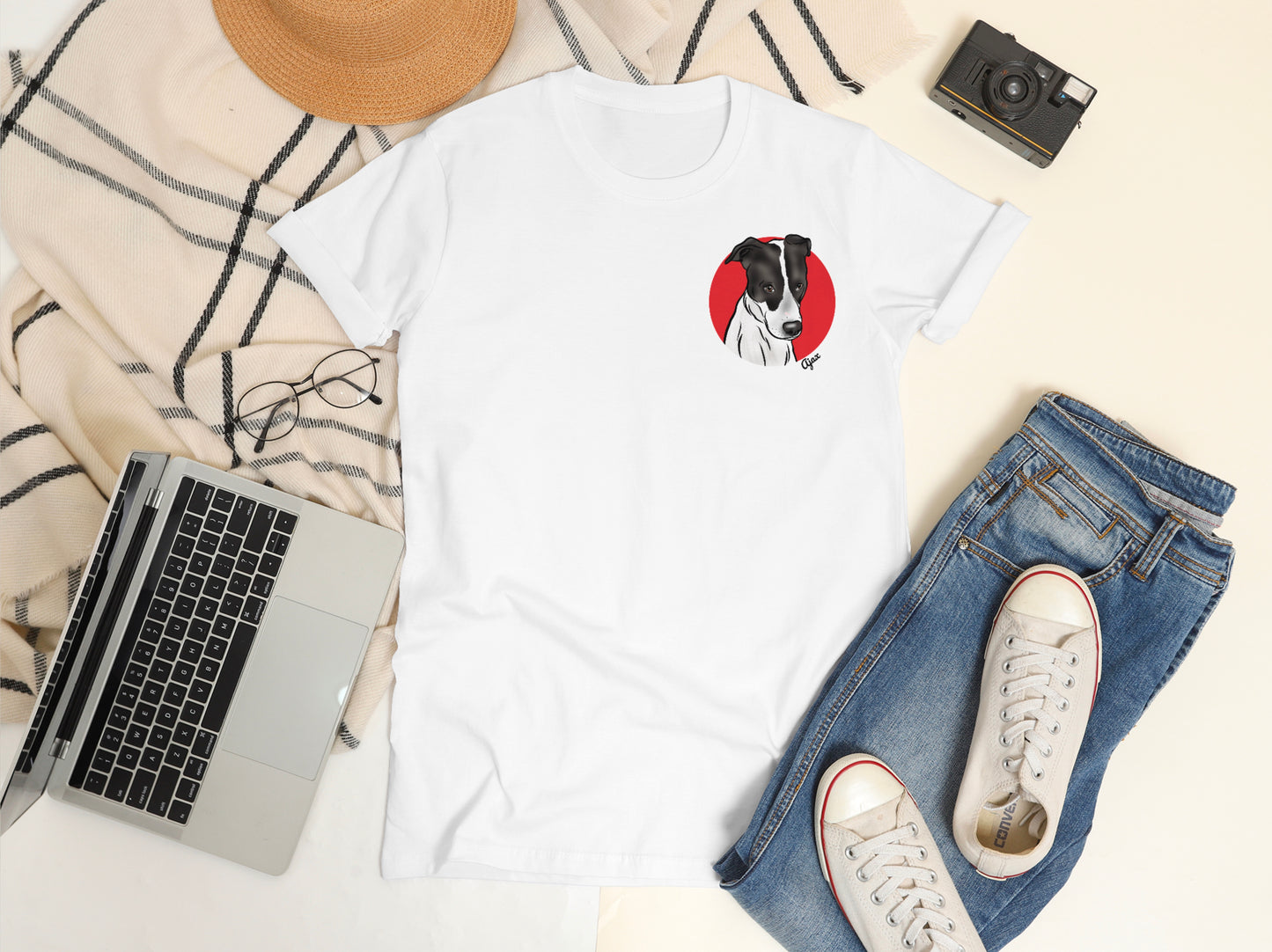 Pet Portrait T-Shirt (White)