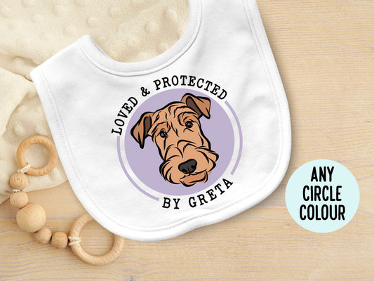 Airedale Terrier Baby Bib