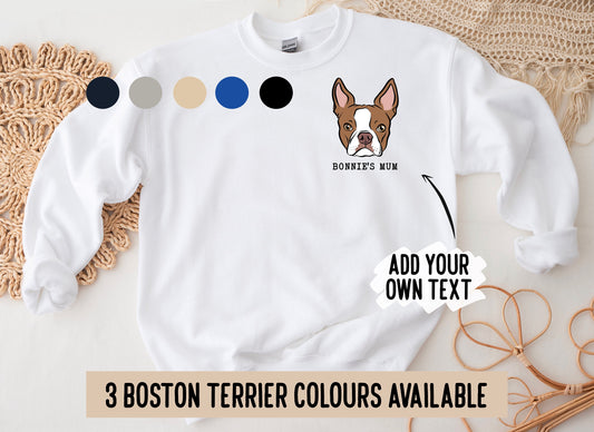 Boston Terrier Portrait Jumper