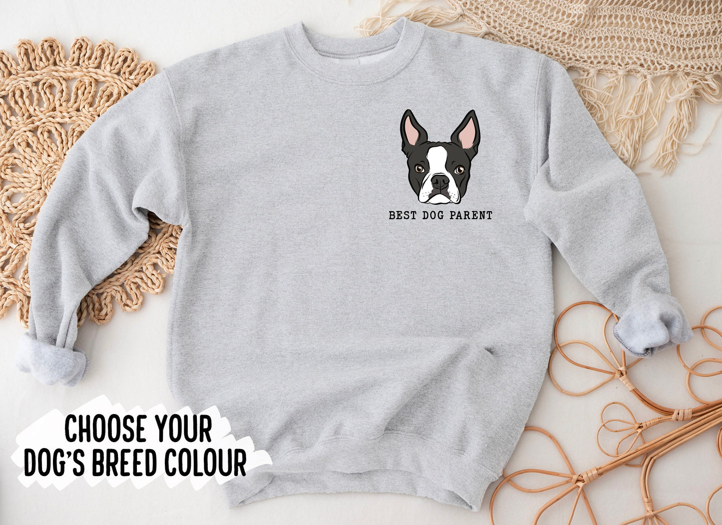 Boston Terrier Portrait Jumper