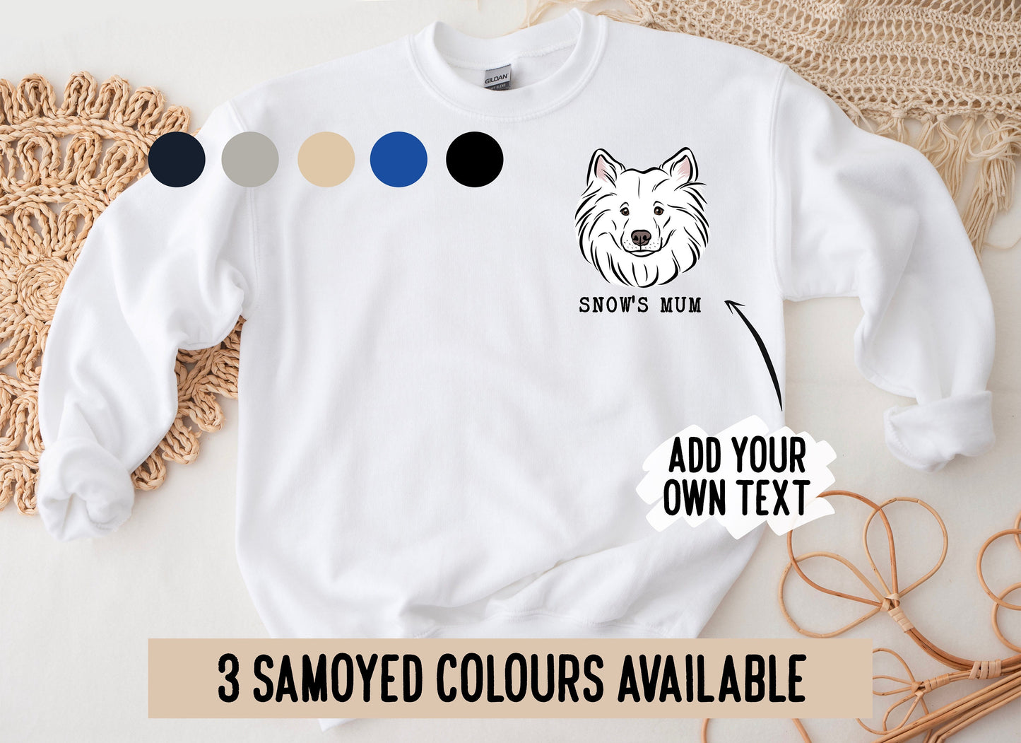 Personalised Samoyed Sweatshirt