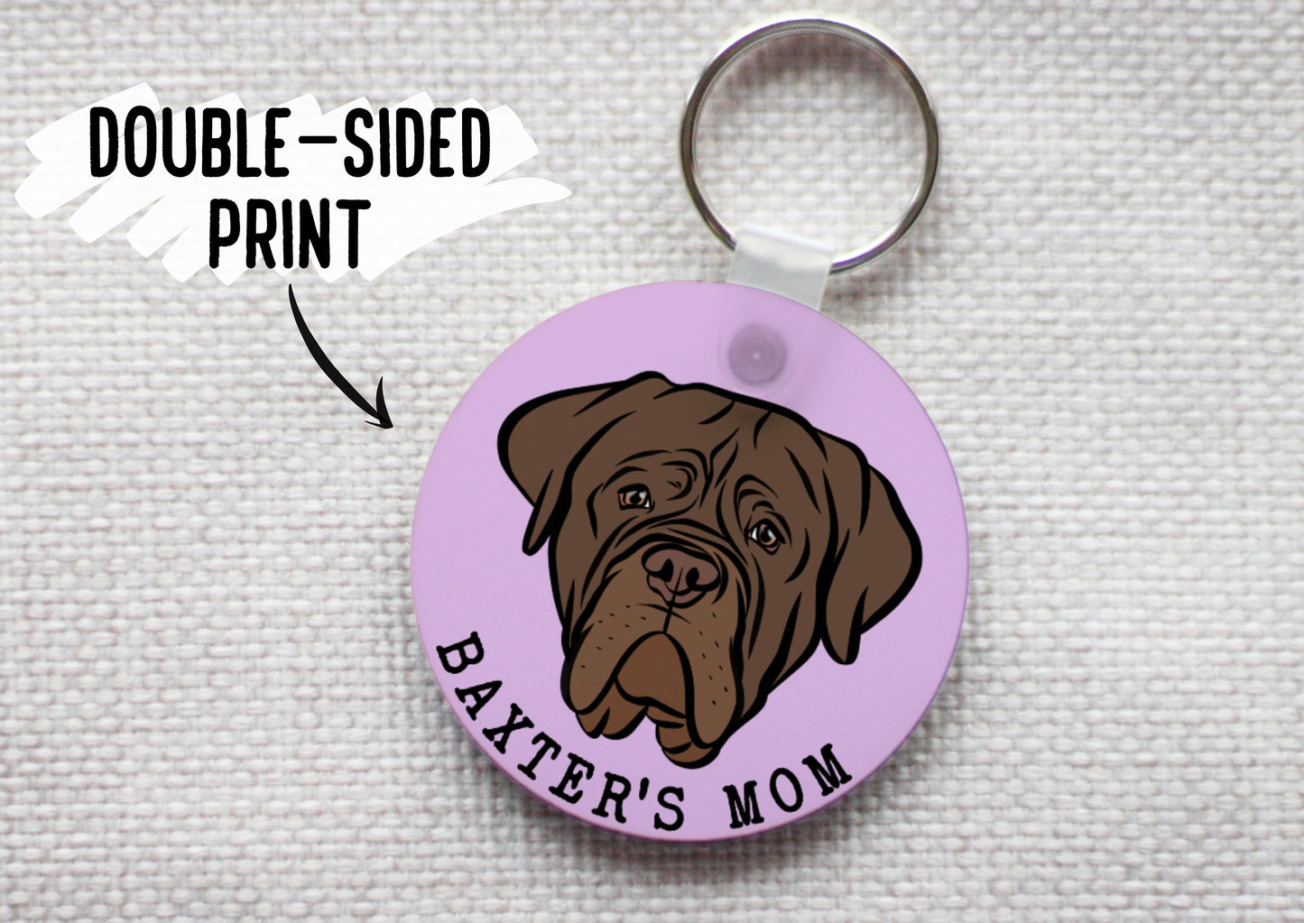 Dogue de Bordeaux Keyring