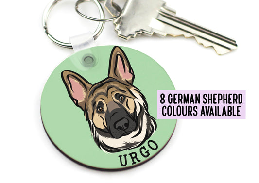 German Shepherd Keyring