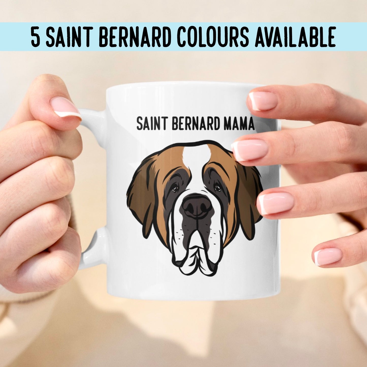 Custom Saint Bernard Mug