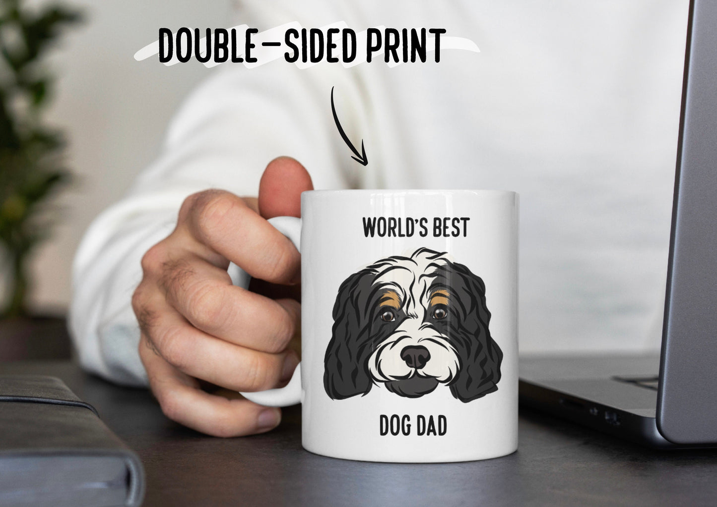 Cavapoo Print Ceramic Mug