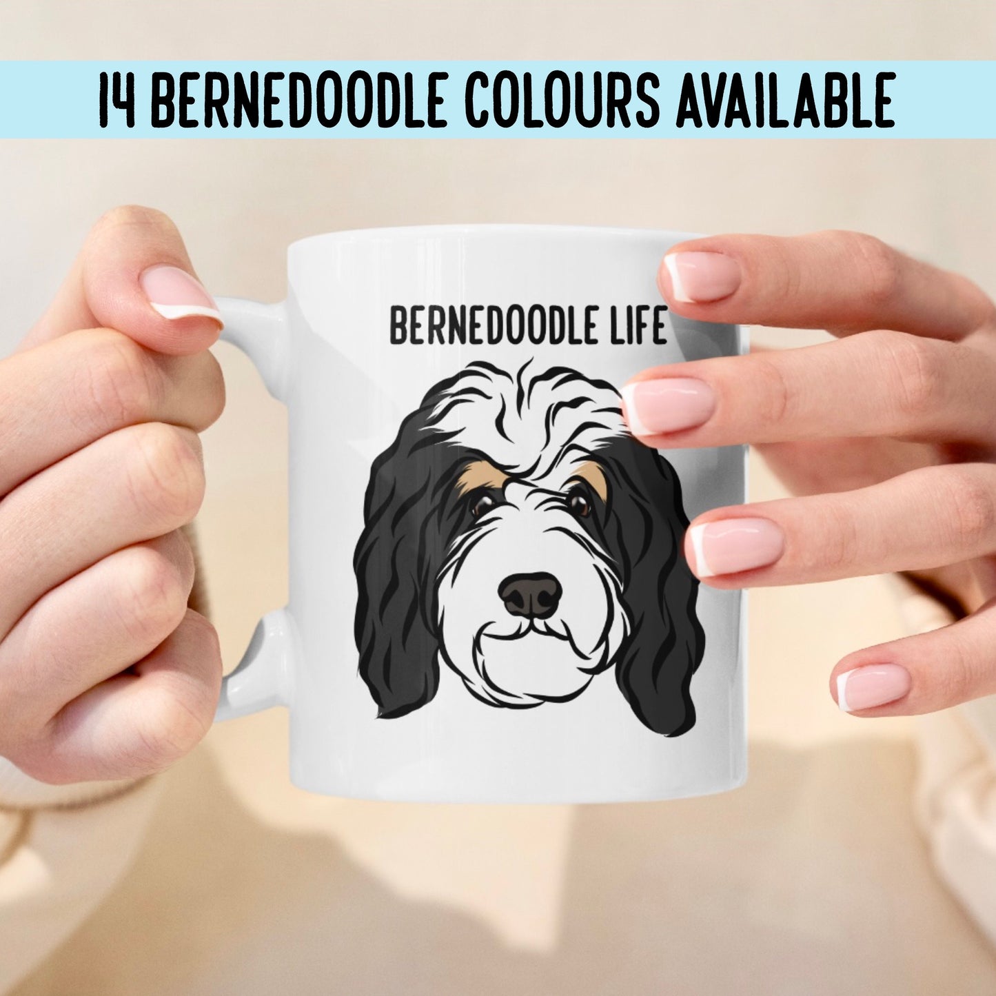 Bernedoodle Dog Mug