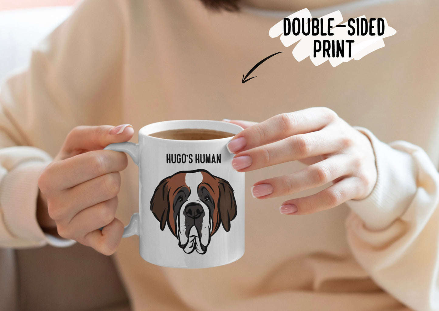 Custom Saint Bernard Mug