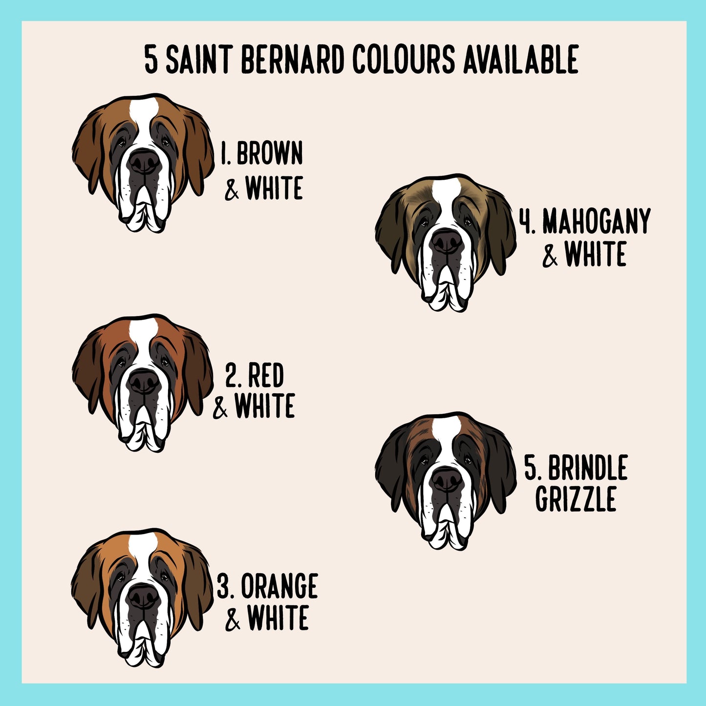 Custom Saint Bernard Mug