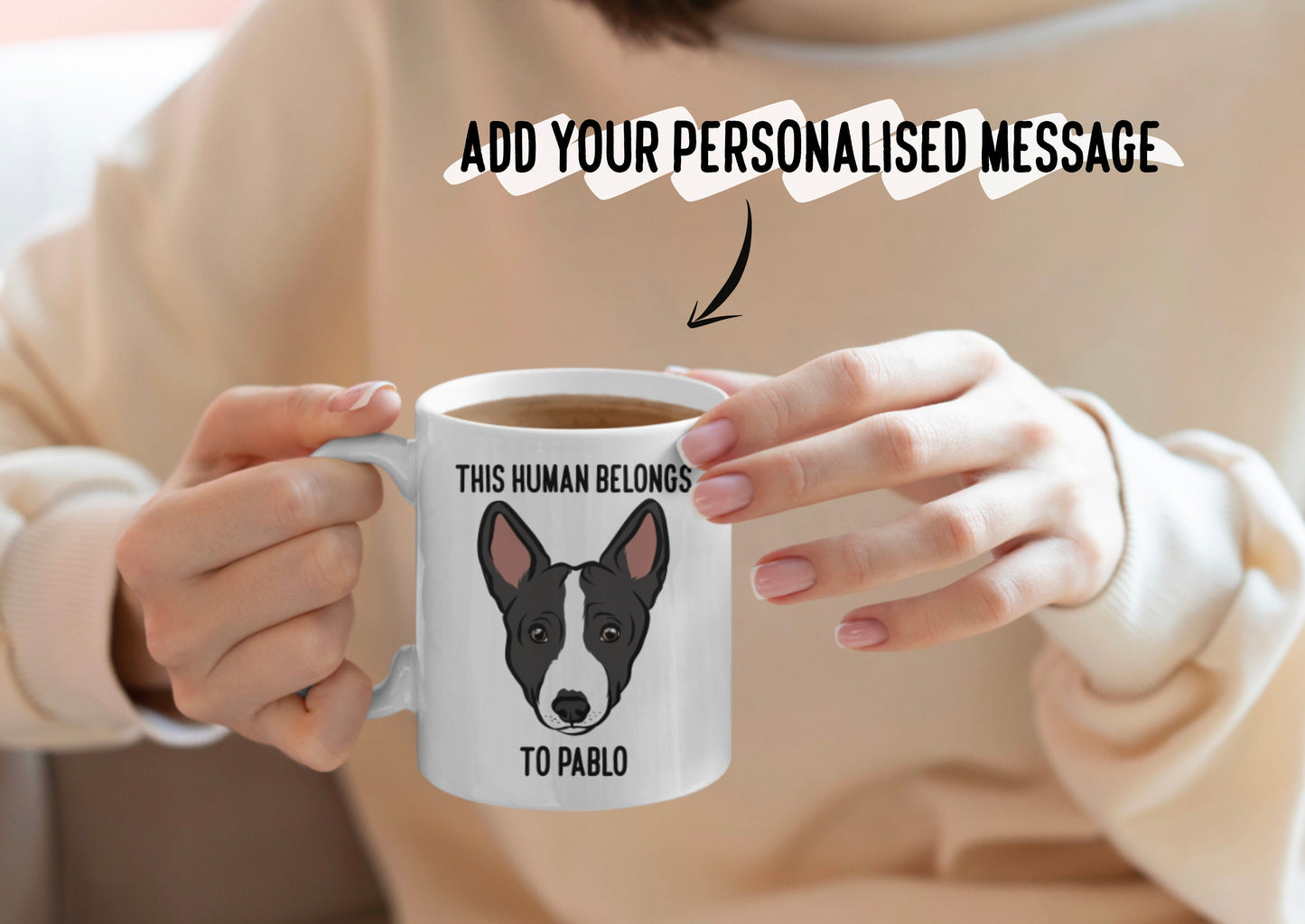 Basenji Portrait Tea Mug