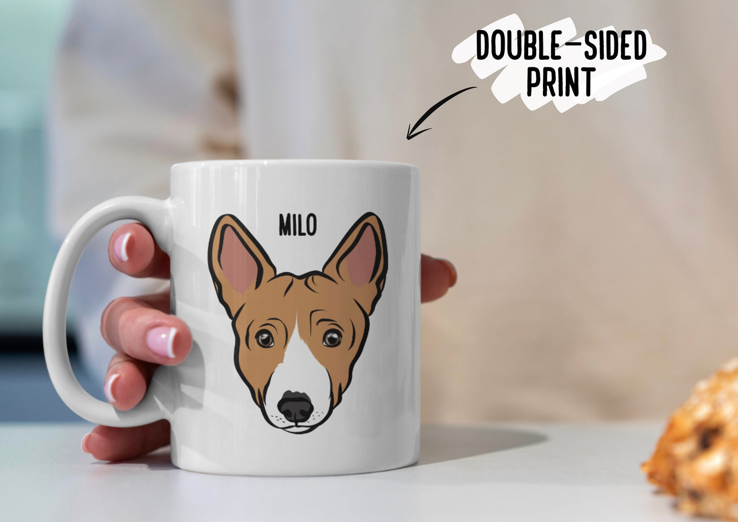 Basenji Portrait Tea Mug