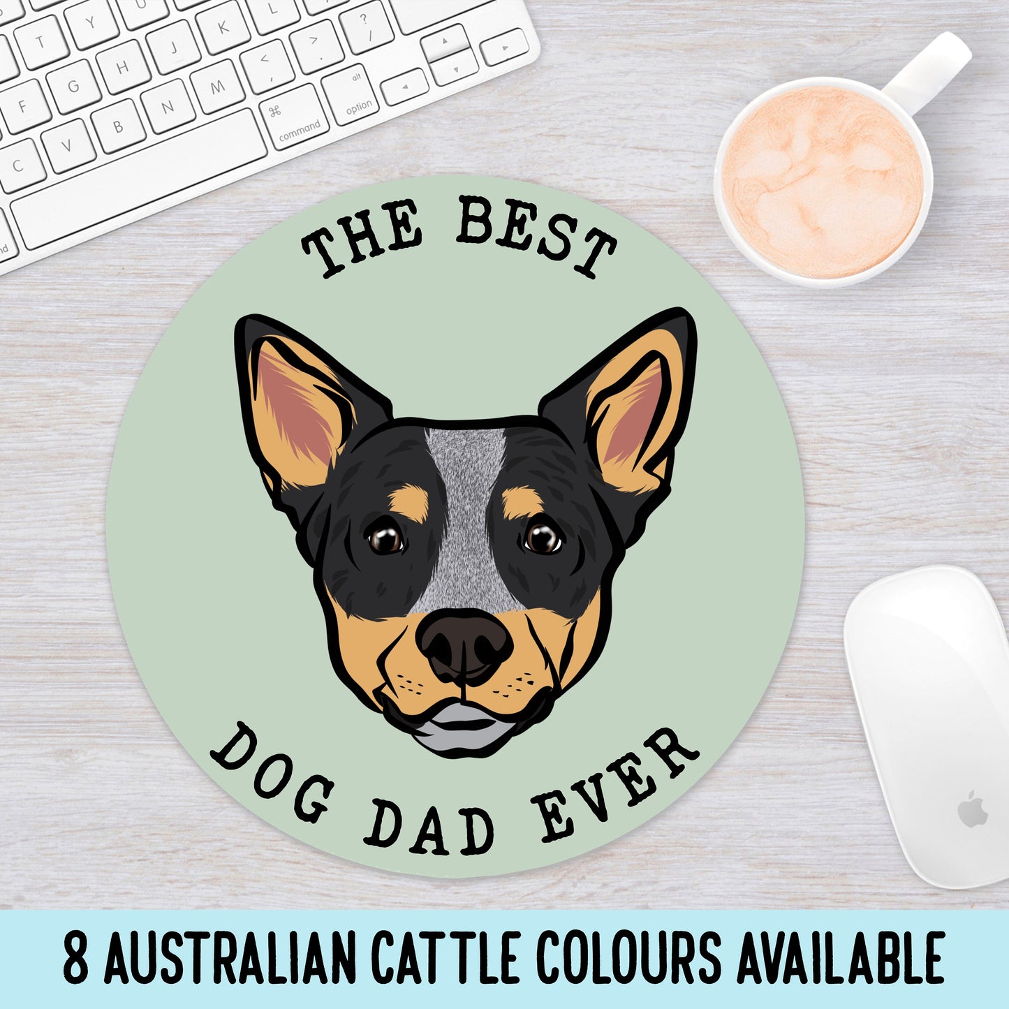 Australian Cattle Drawing Mouse Mat