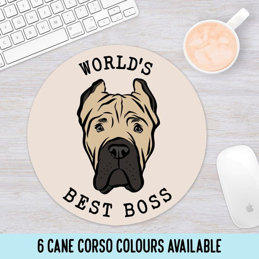 Cane Corso Mouse Mat/ Customised Cane Corso Portrait Keyboard Mouse Pad/Dog Desk Organisation/Sweet Dog Art Home Office Decor/Coworker Gift