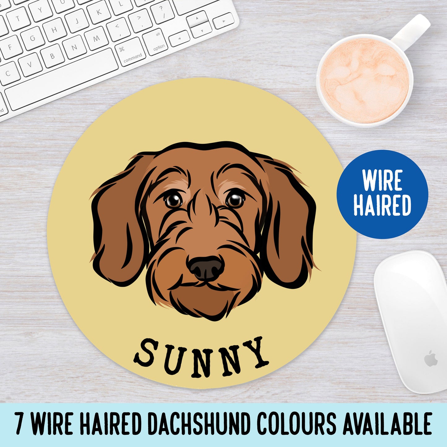 Wire Haired Dachshund Mouse Mat