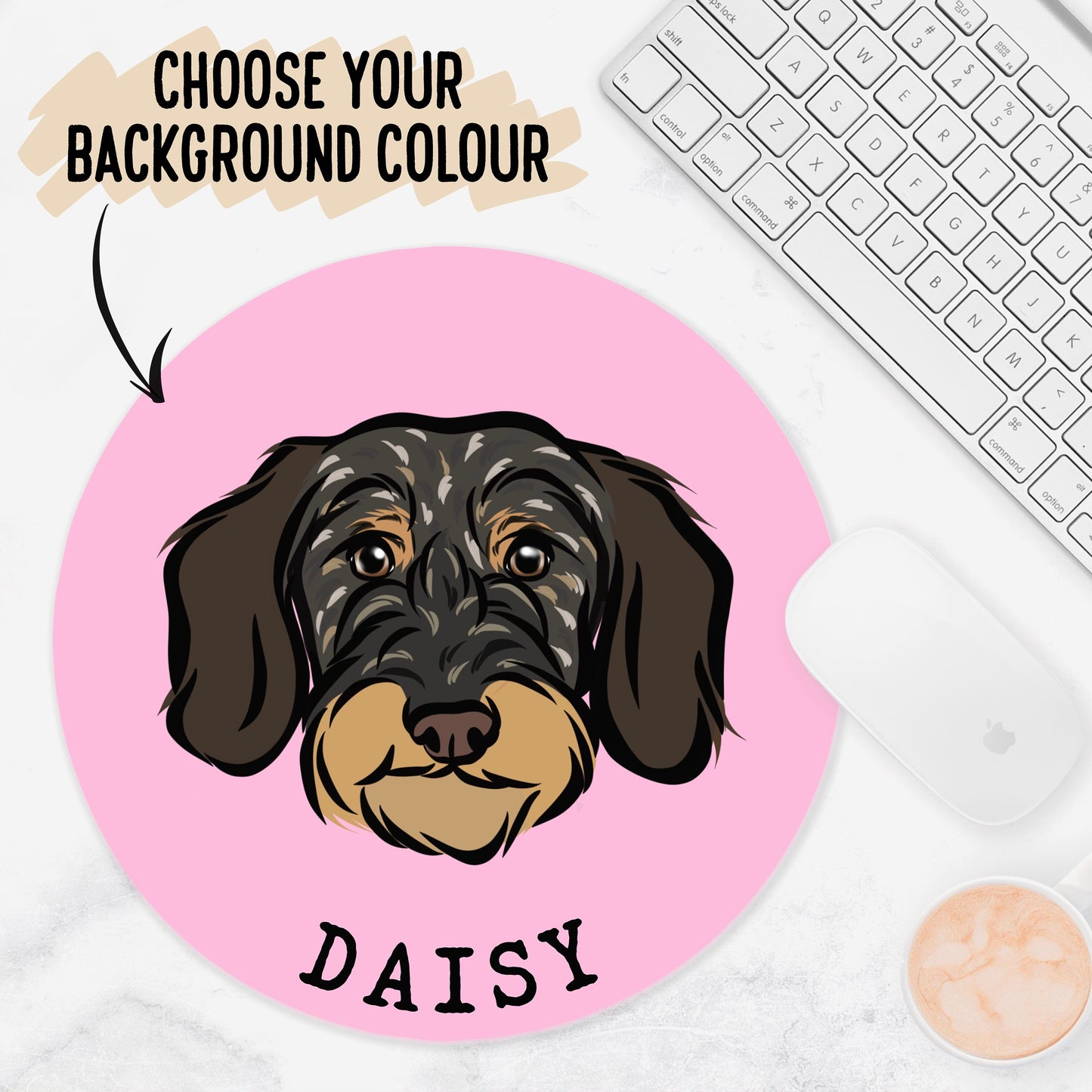 Wire Haired Dachshund Mouse Mat