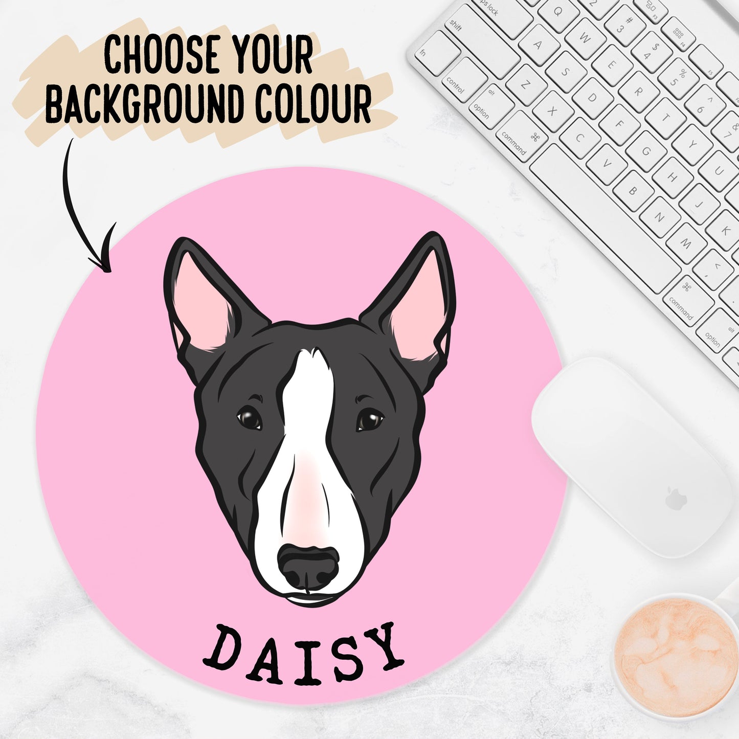 Bull Terrier Owner Mouse Pad