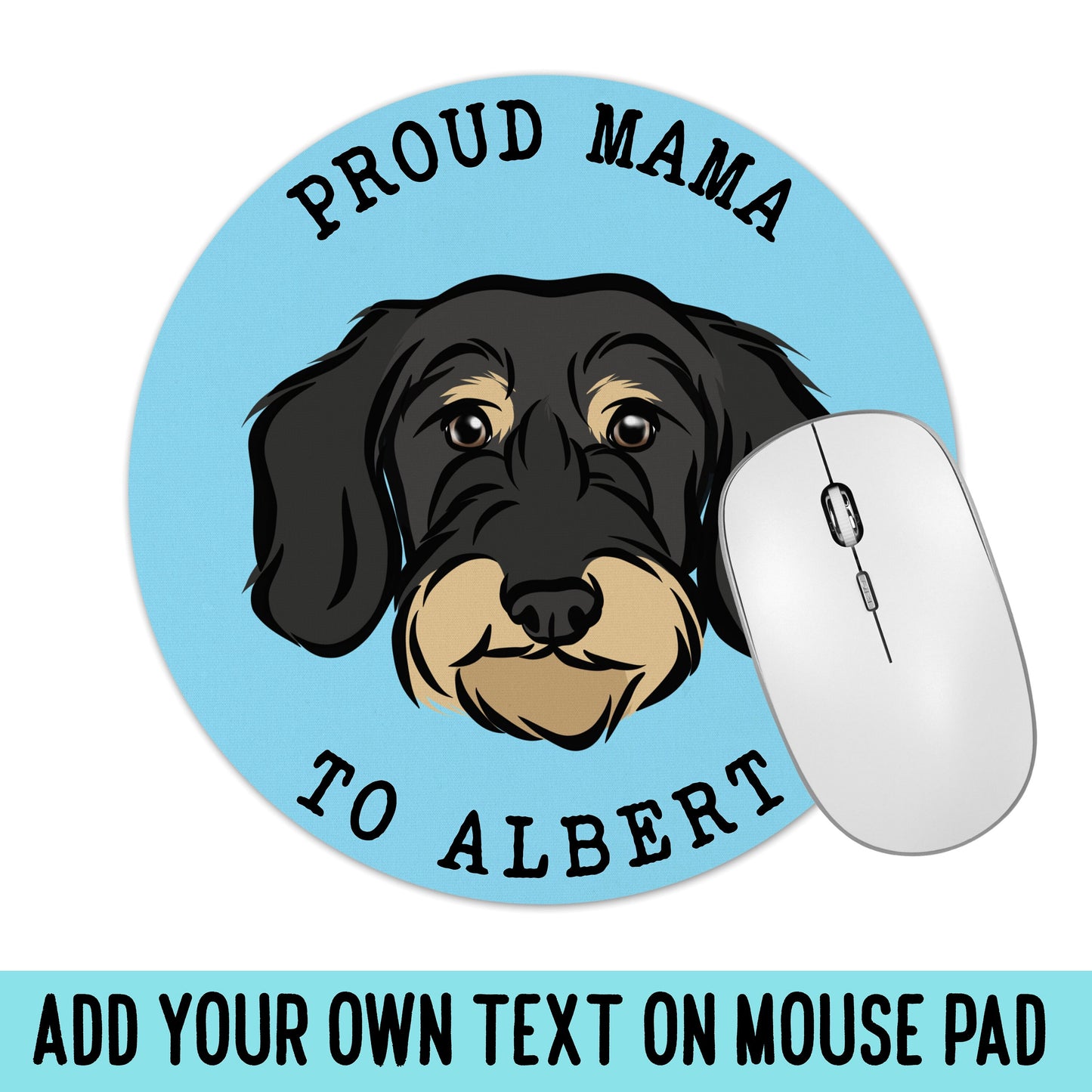 Wire Haired Dachshund Mouse Mat