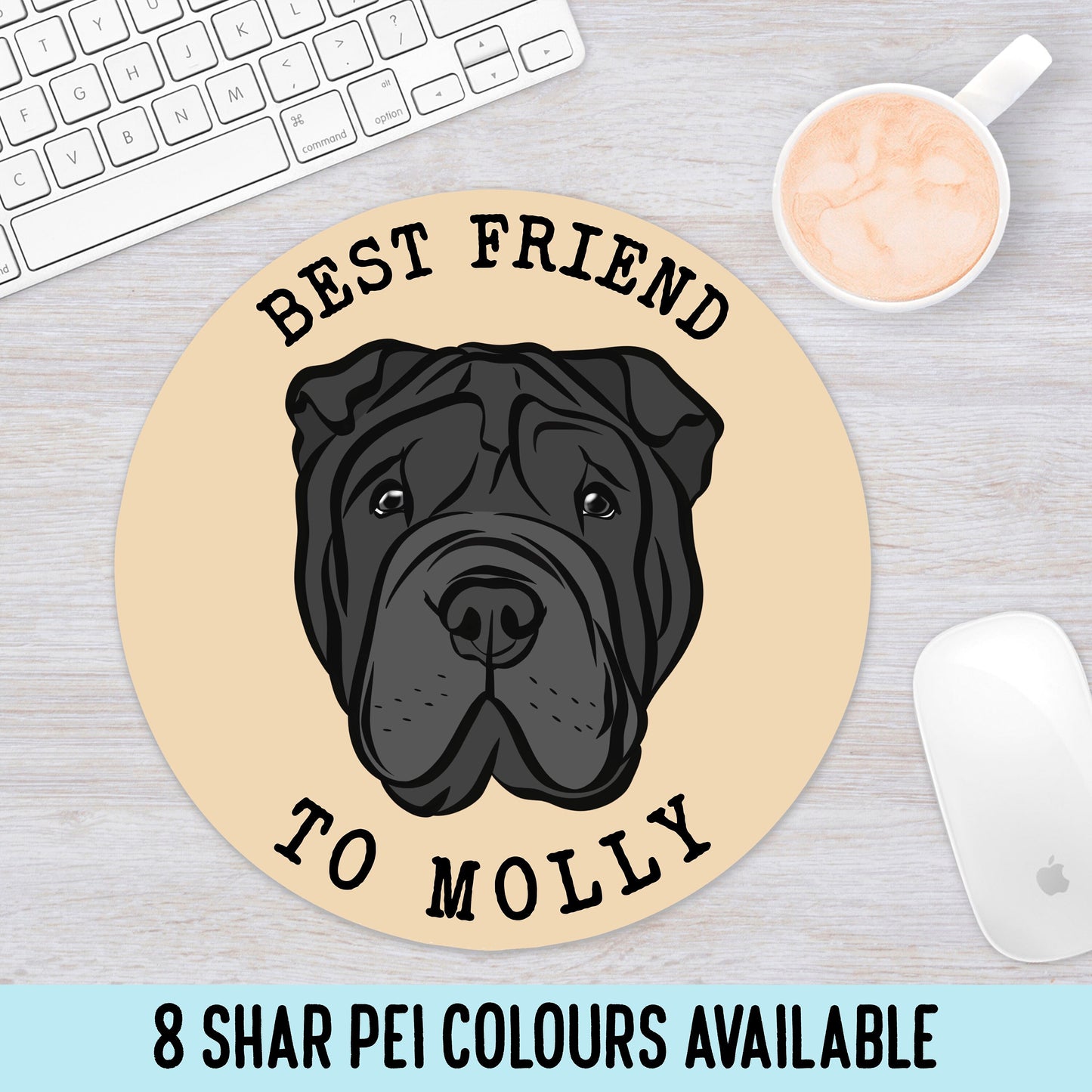 Shar Pei Mouse Mat