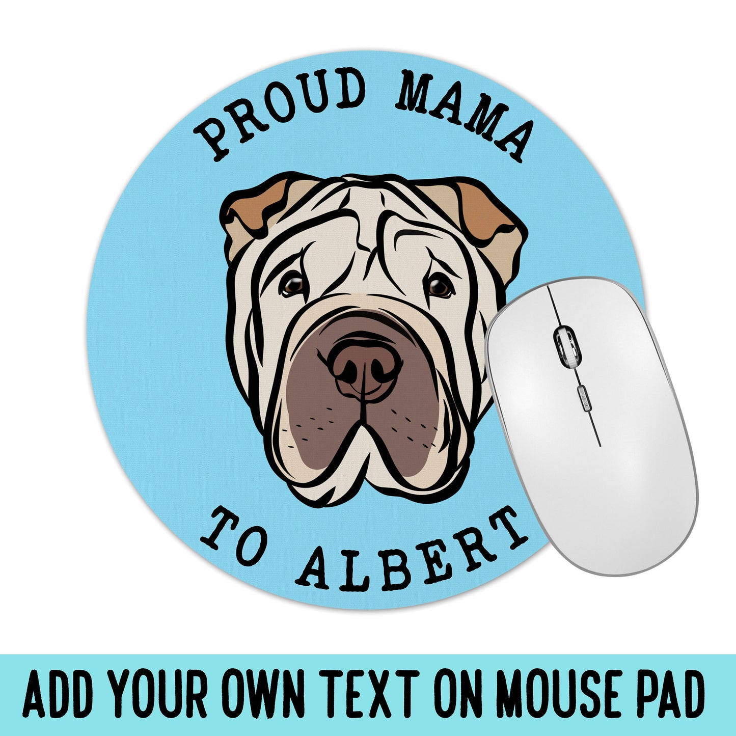 Shar Pei Mouse Mat