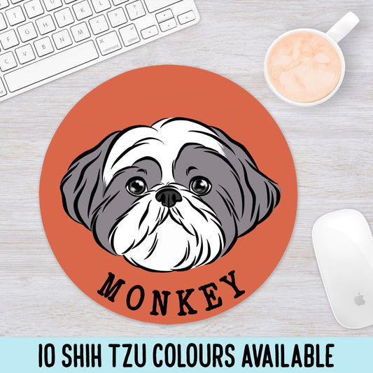 Personalised Shih Tzu Mouse Mat