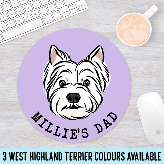 West Highland Terrier Computer Mouse Mat