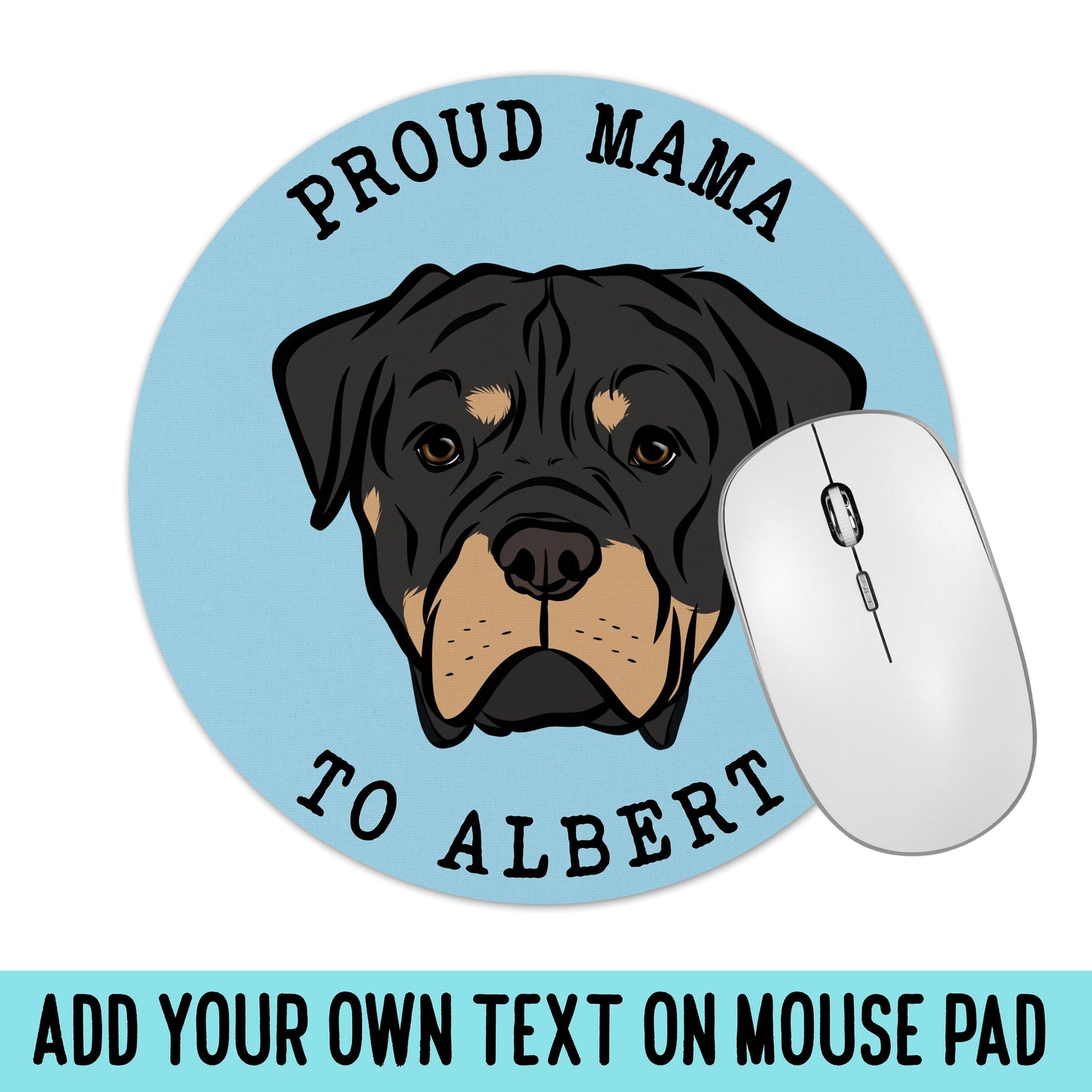 Rottweiler Dog Mouse Mat