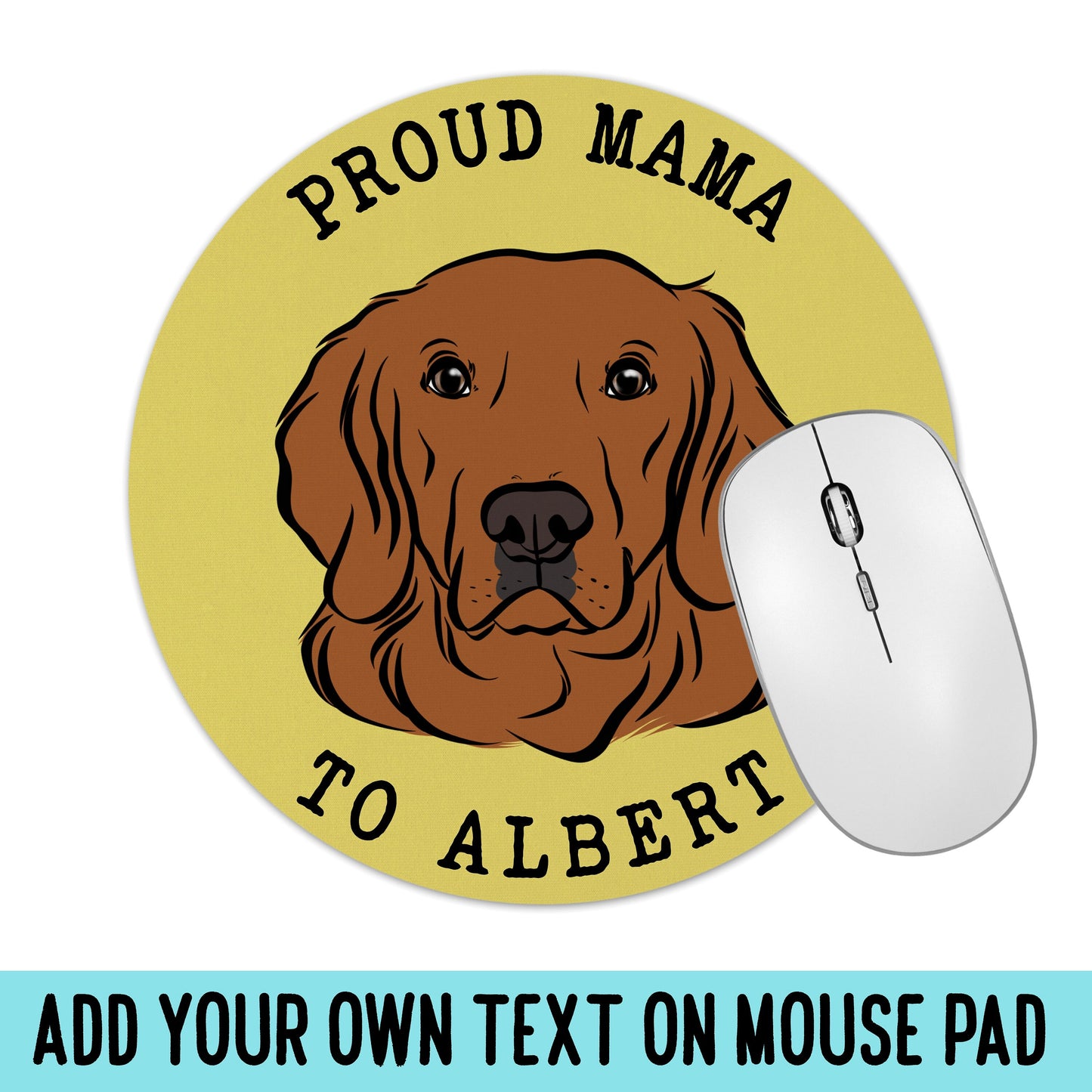 Golden Retriever Mouse Mat