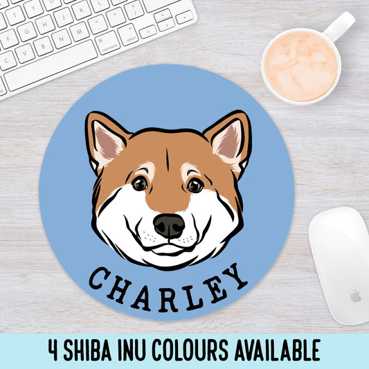 Personalised Shiba Inu Mouse Mat