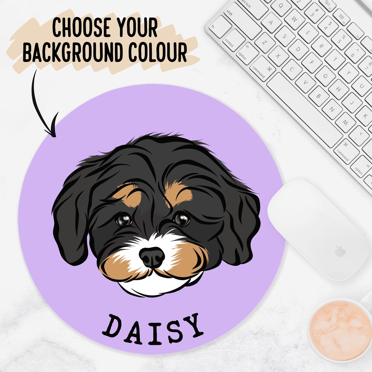 Personalised Maltipoo Mouse Mat