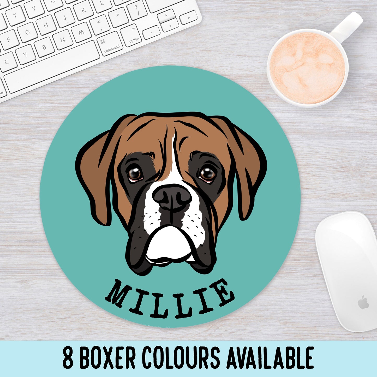 Personalised Boxer Mouse Mat