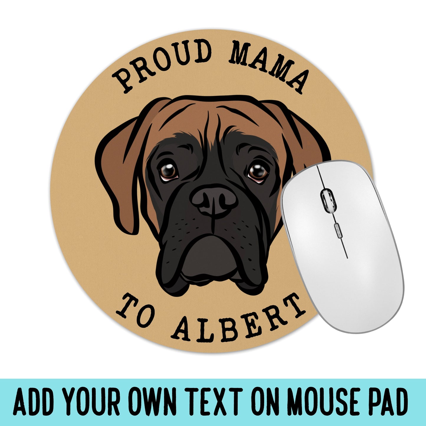 Personalised Boxer Mouse Mat