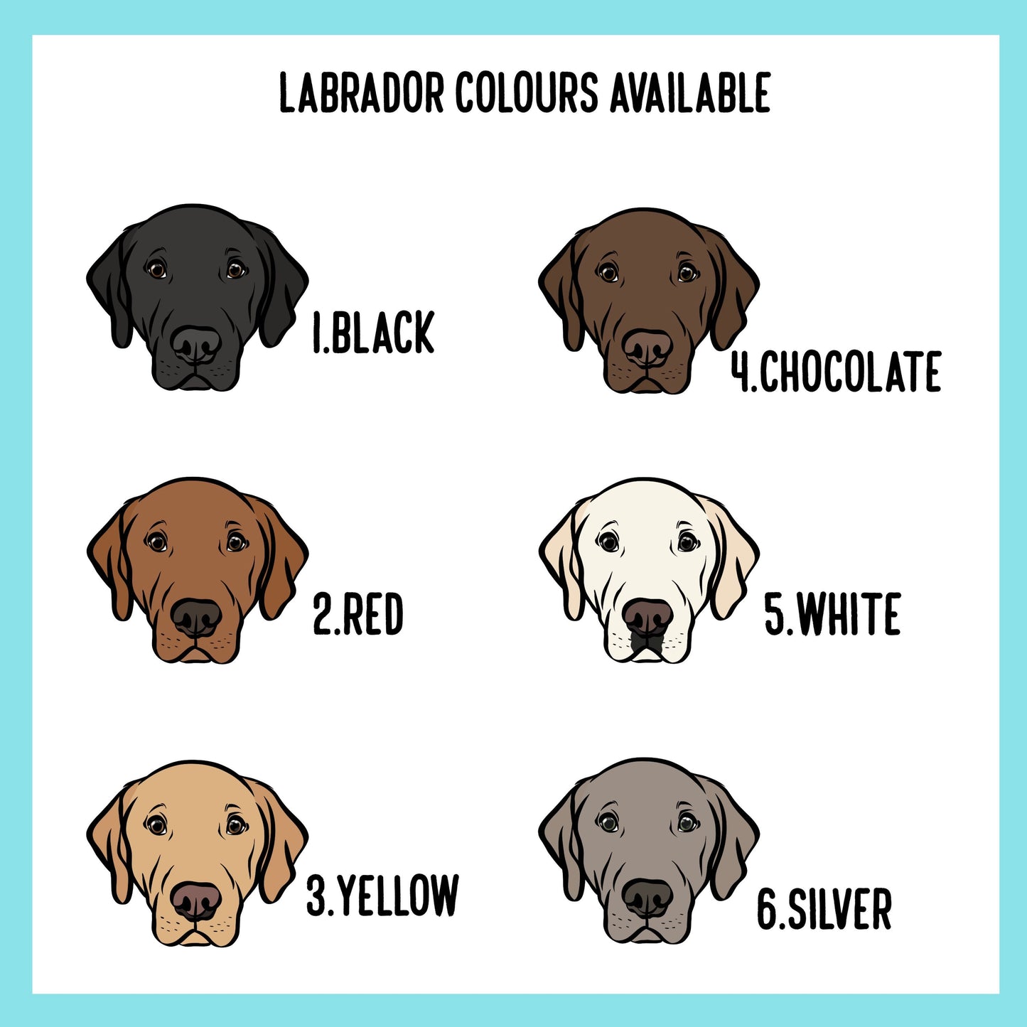 Personalised Labrador Mouse Mat