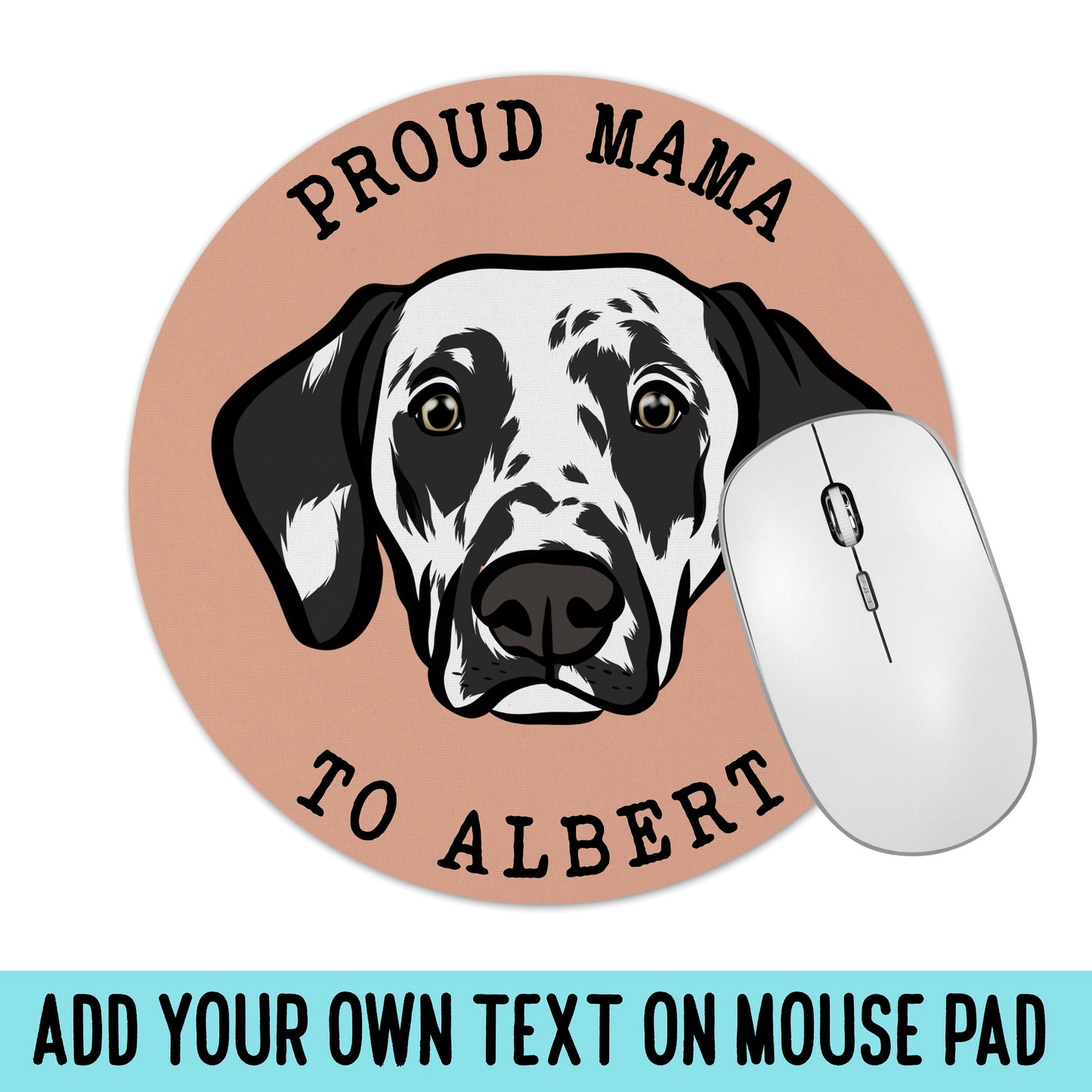 Personalised Dalmatian Mouse Pad