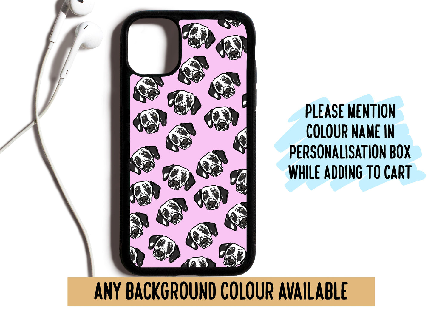 Dalmatian Face Phone Case