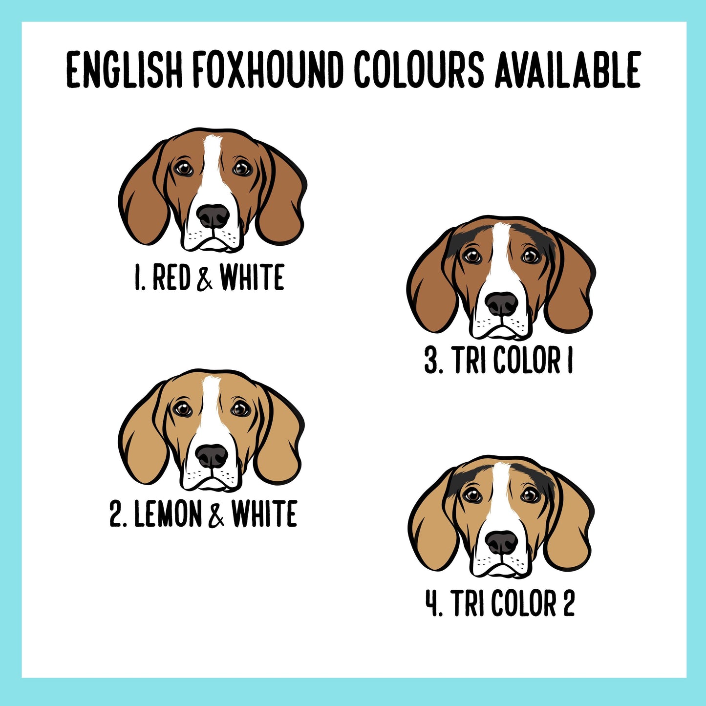 English Foxhound Collar/ Personalised Dog Breed Collar/ Sublimation Dog Collar/ Custom Pet Collar With Name/ English Foxhound Owner Gifts