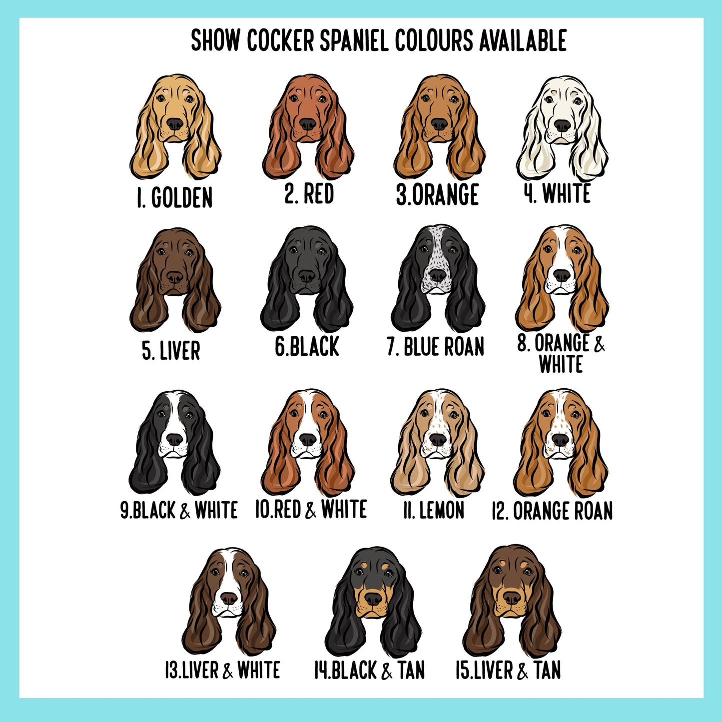 Show Coker Spaniel Collar