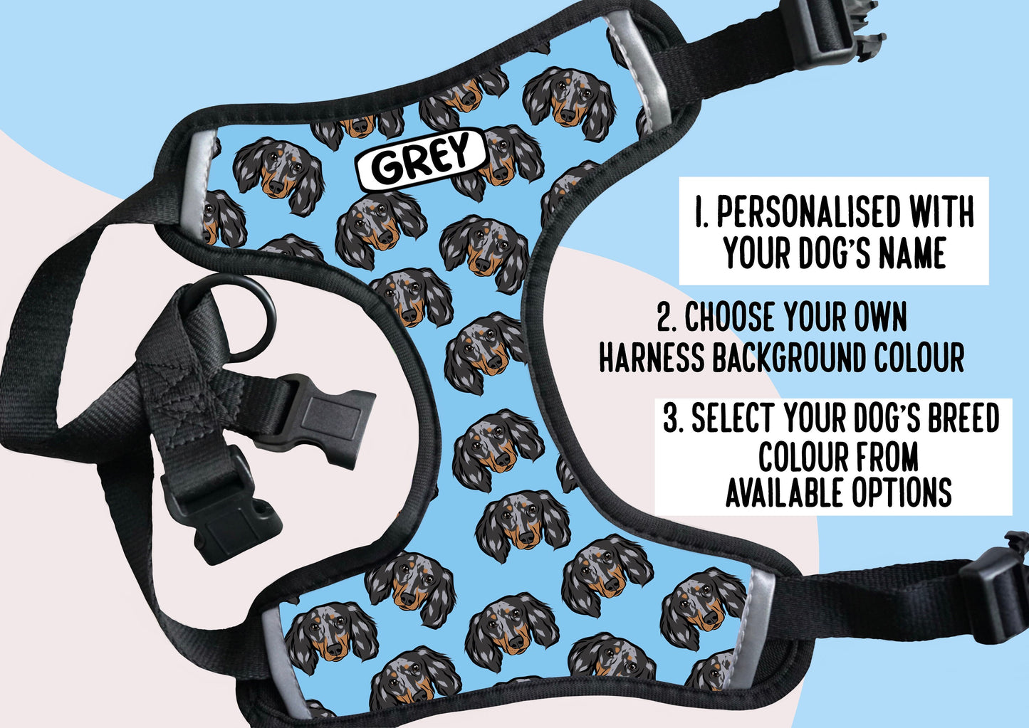 Long Haired Dachshund Harness