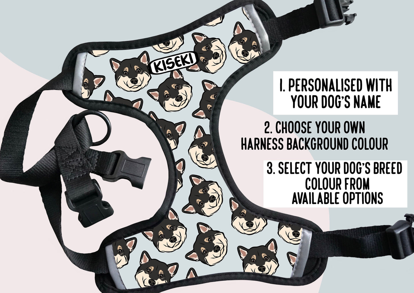 Shiba Inu Face Harness