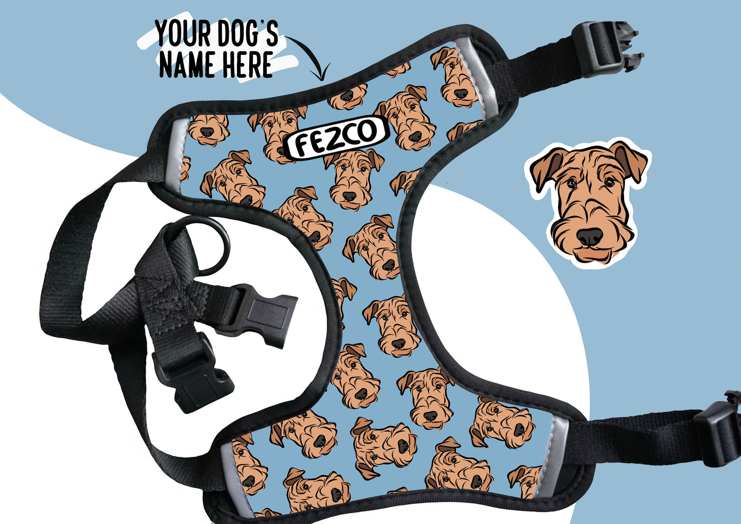 Airedale Terrier Harness