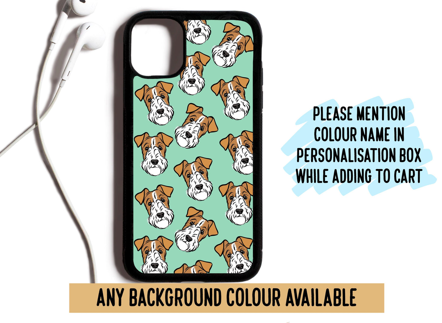 Wire Fox Terrier Phone Case