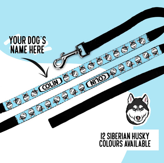 Personalised Husky Dog Leash