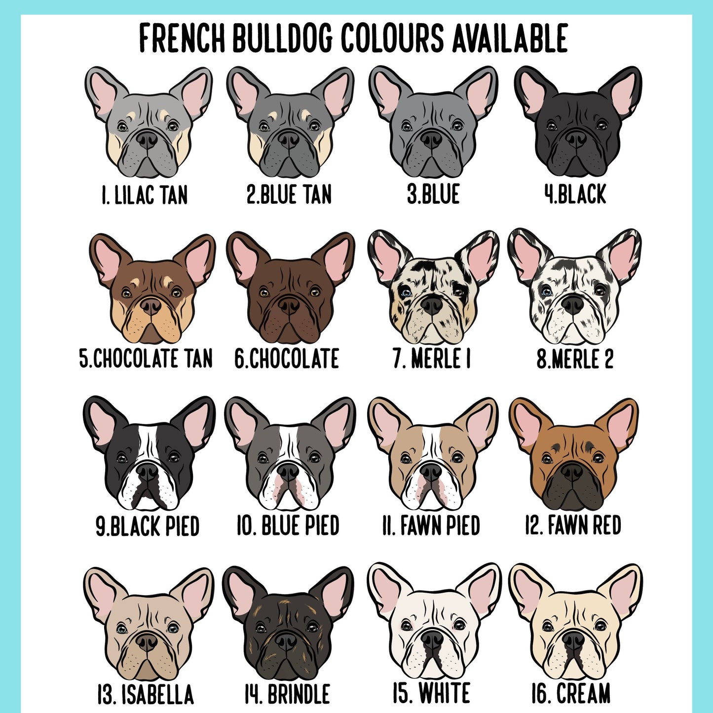 French Bulldog Lead