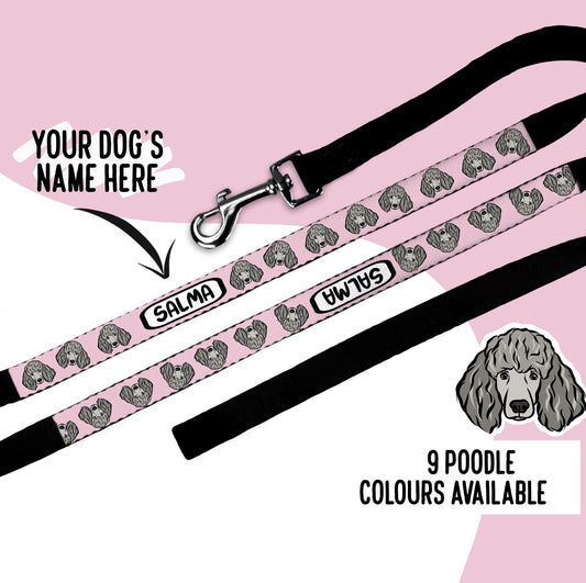 Poodle Face Dog Lead