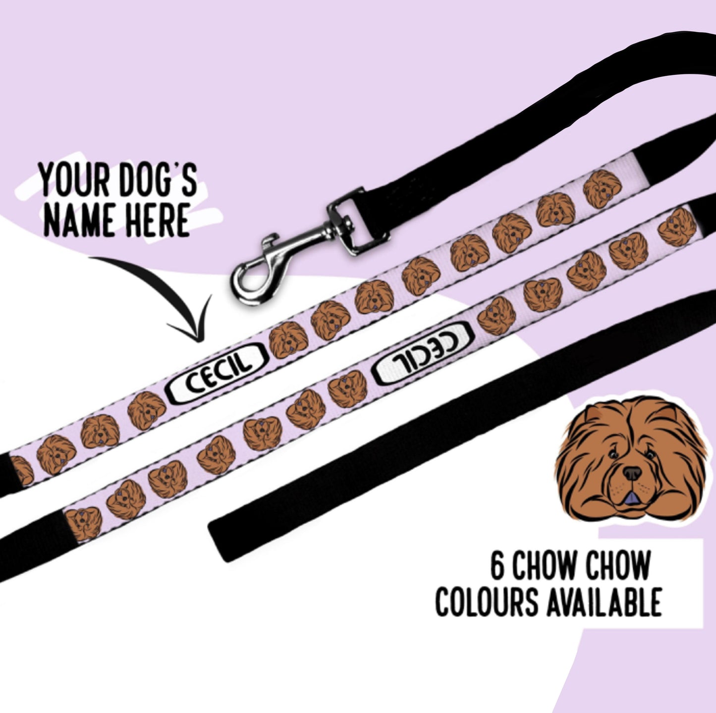 Chow Chow Dog Lead