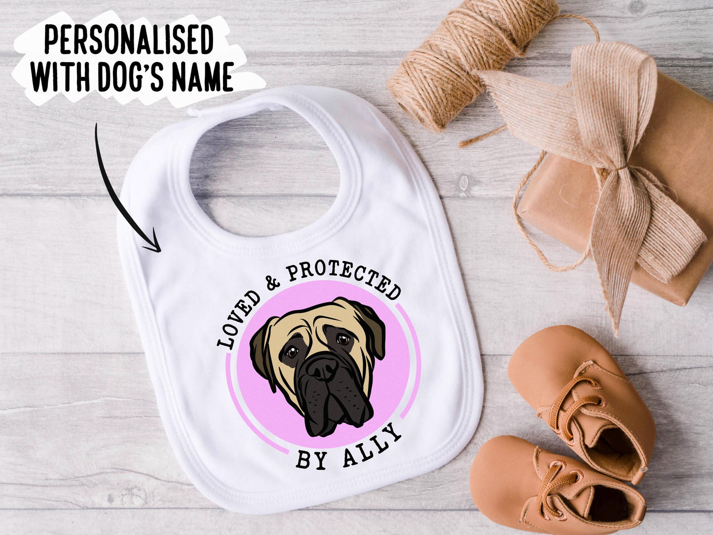 Bullmastiff Baby Bib