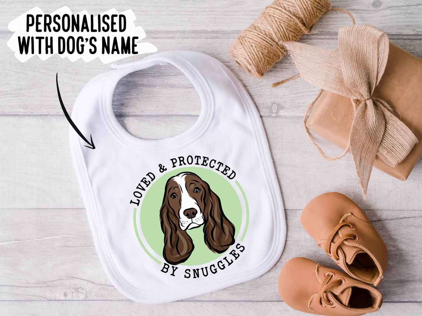 Show Cocker Spaniel Baby Bib