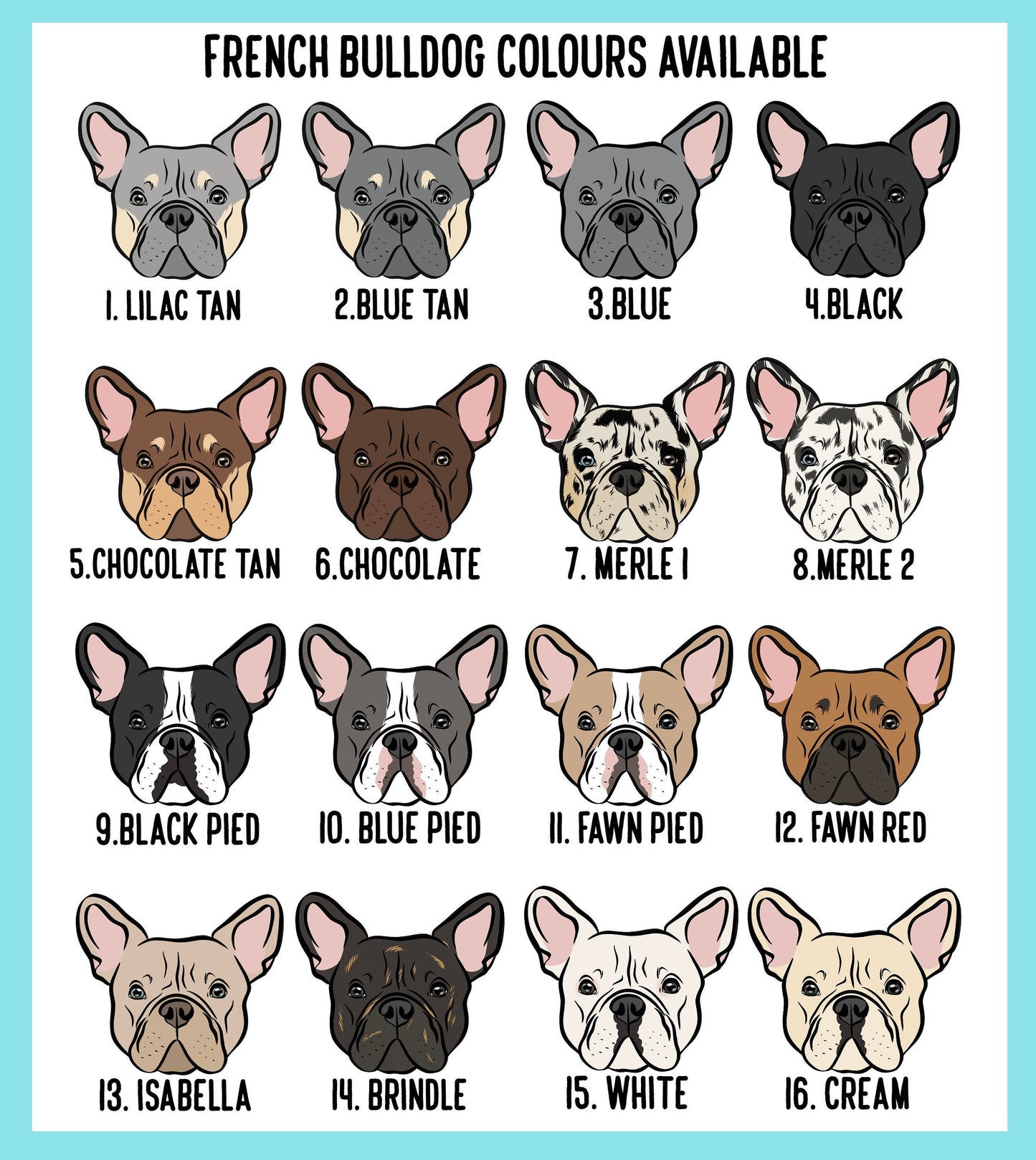 French Bulldog Baby Bib